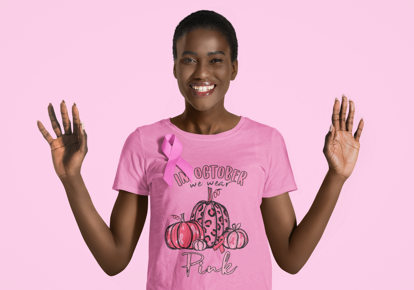 In October We Wear Pink, Women's Tee