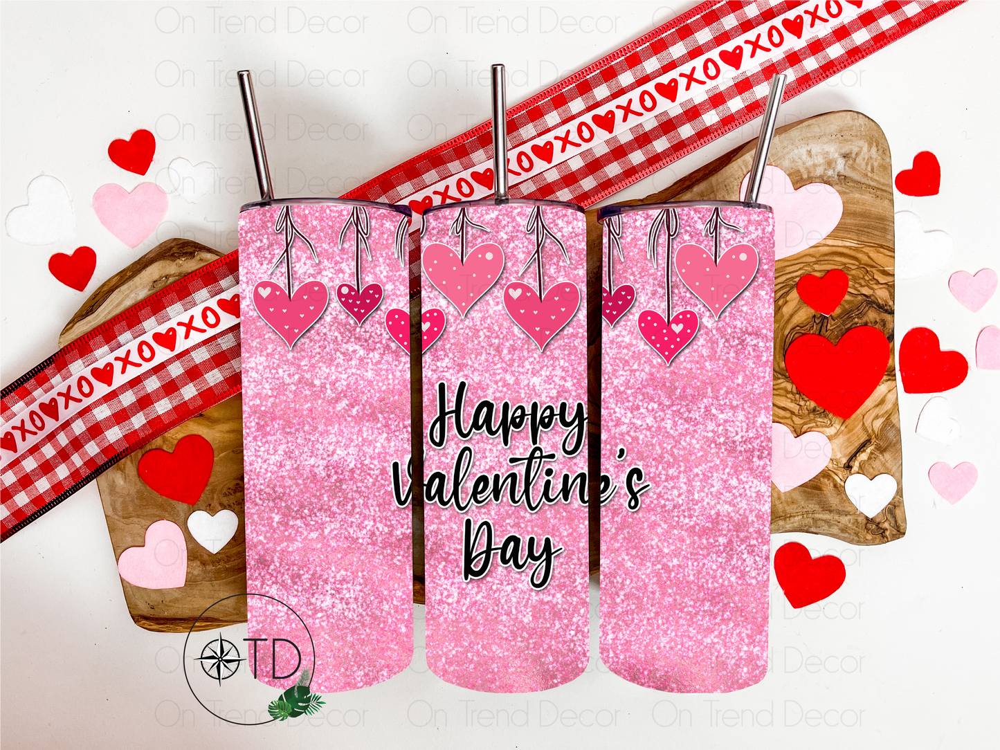 20oz Happy Valentines Day Tumbler