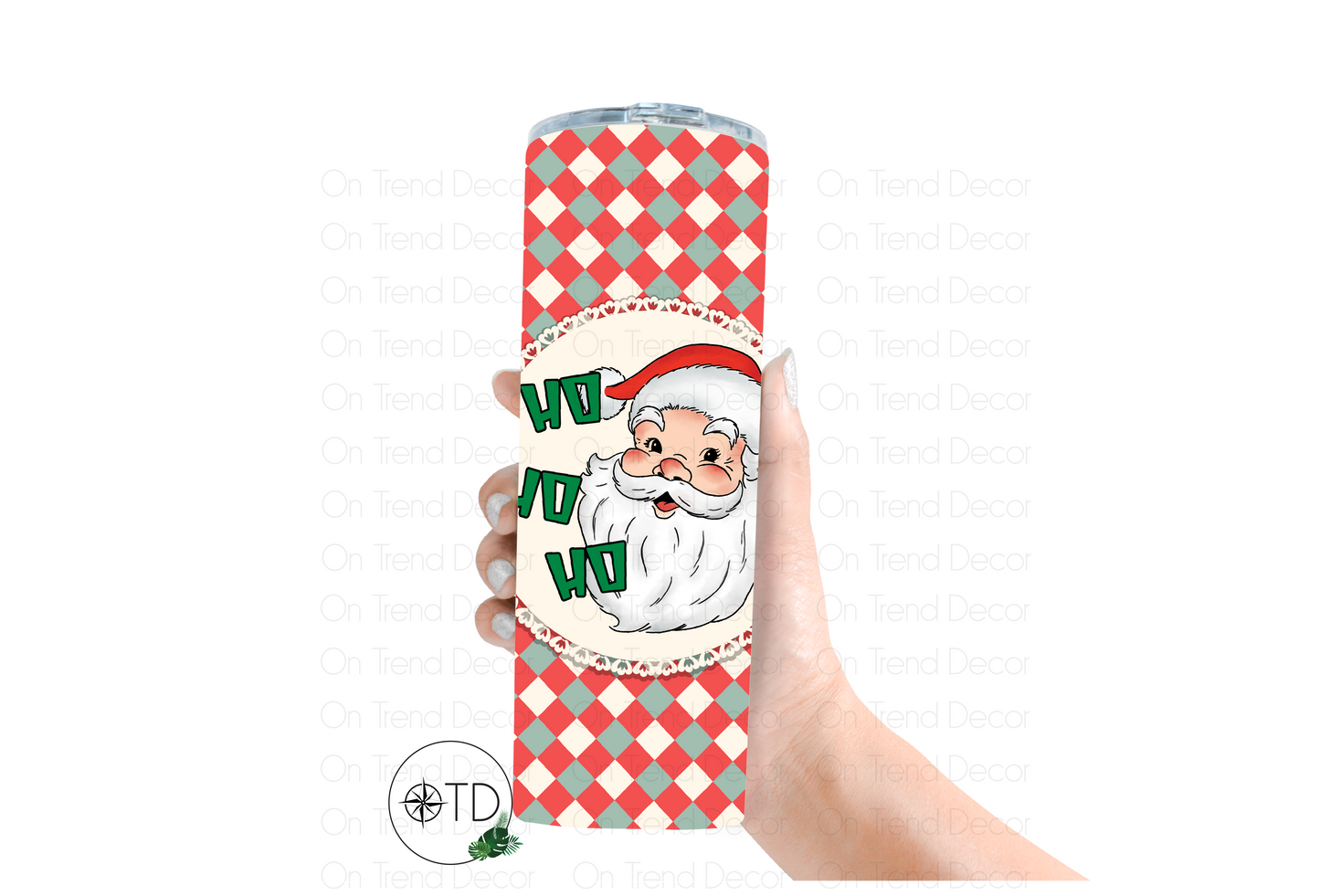 20oz Ho Ho Ho Santa Tumbler