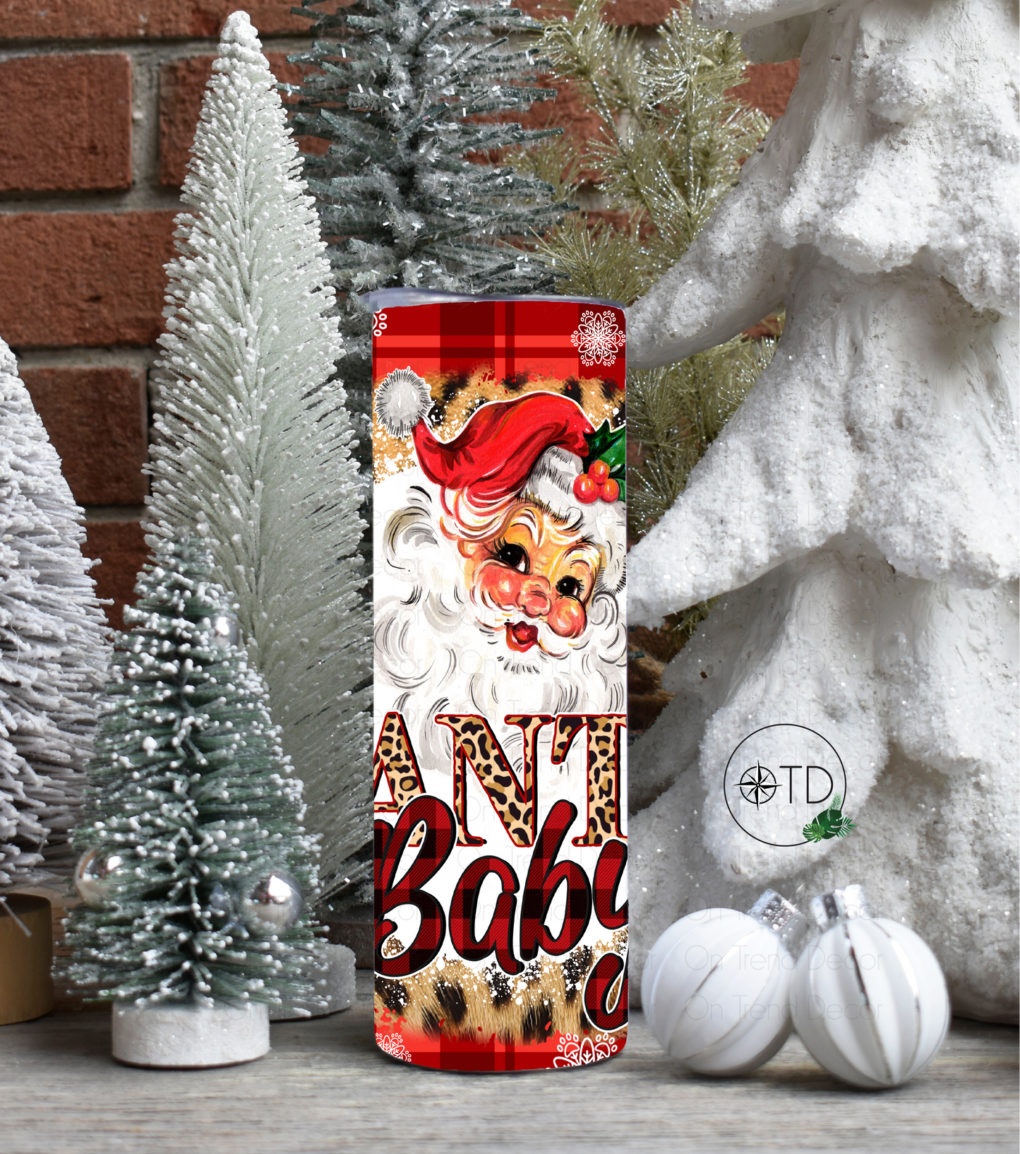 20oz Retro Santa Baby Tumbler