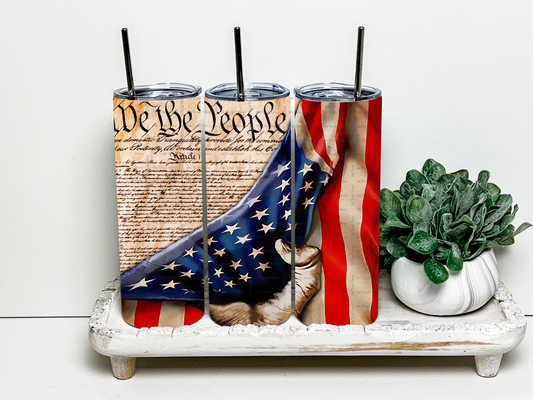 20oz We The People Flag